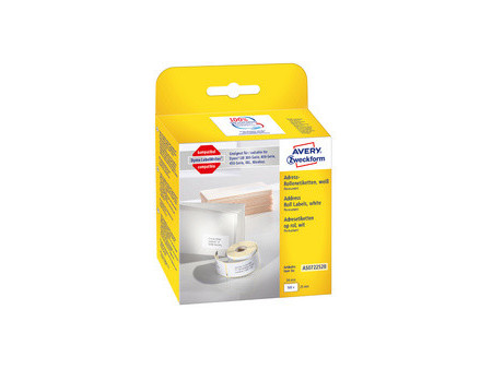 AVERY Zweckform Etiquettes en rouleau, 190 x 38 mm, blanc