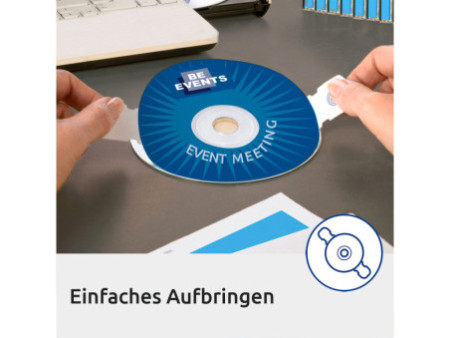AVERY Zweckform Etiquette CD/DVD SuperSize, blanc, mat