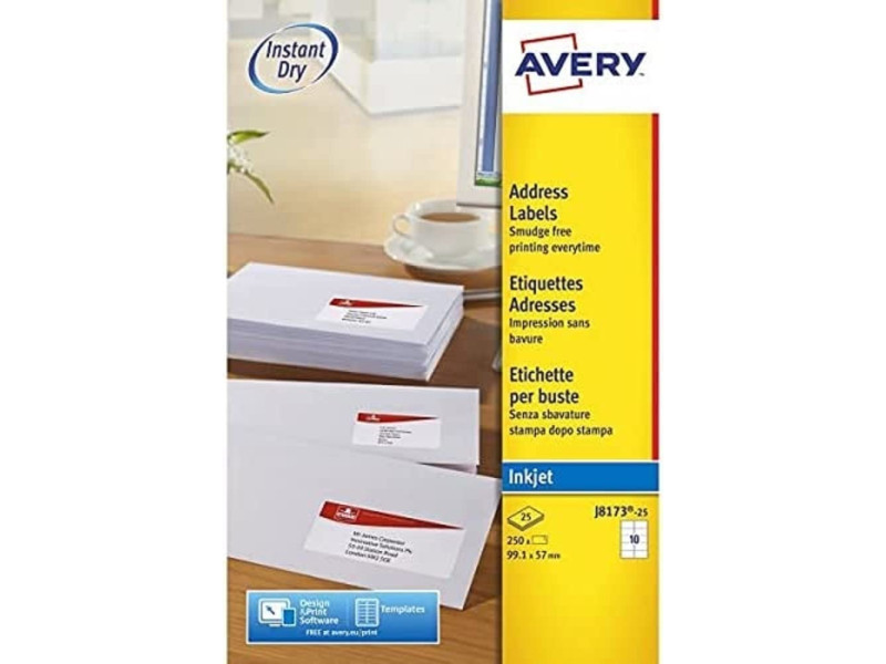 AVERY Zweckform Etiquette d'expédition, 99,1 x 57 mm, blanc
