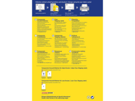 AVERY Zweckform Etiquette d'expédition transparente
