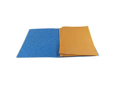 EXACOMPTA Chemise LUSTRO dos rainé, 240 x 320 mm, bleu