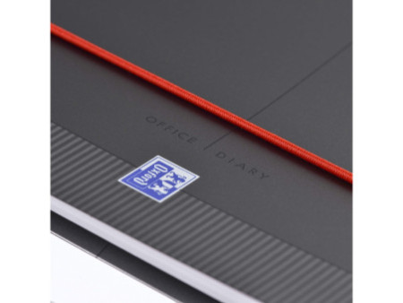 Oxford Agenda semainier Office, 150 x 210 mm, 2026, gris