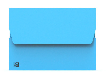 Oxford Pochette document à soufflet, A4, carton, bleu vif