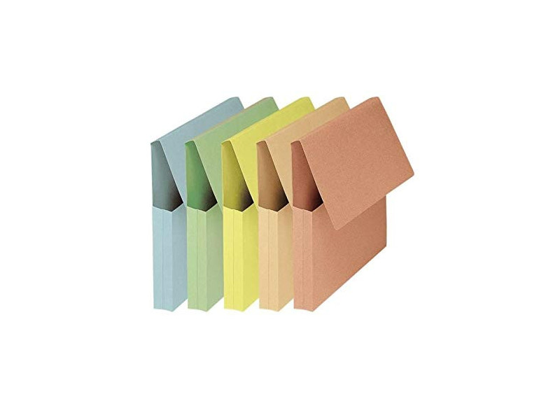 Oxford Pochette document à soufflet, A4, assorti pastel
