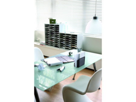 PAPERFLOW Trieur monobloc, 24 compartiments, anthracite