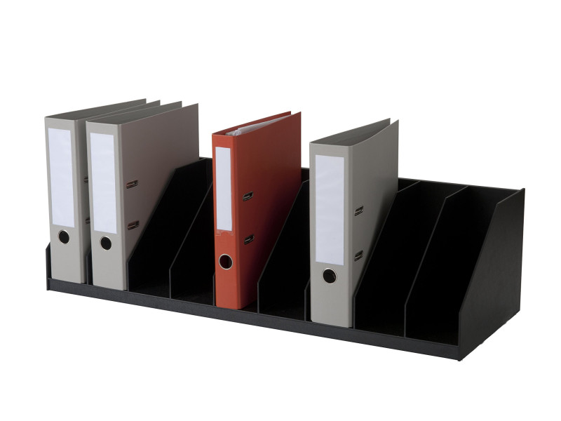 PAPERFLOW Trieur à cases fixes, 9 cases, noir