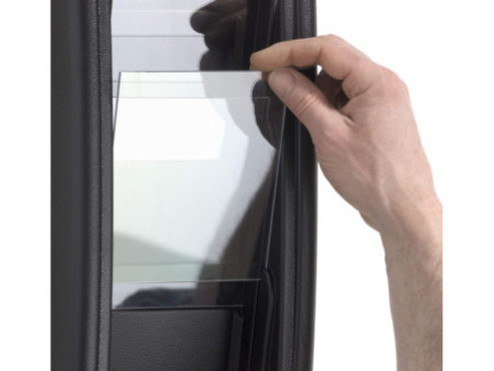 PAPERFLOW Porte-brochures mural Quick fit, 1/3 A4, noir