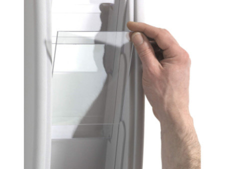 PAPERFLOW Porte-brochures mural Quick Blick, 1/3 A4, gris