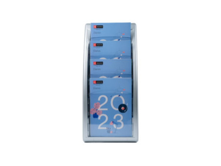 PAPERFLOW Porte-brochures mural Quick Blick, 1/3 A4, gris