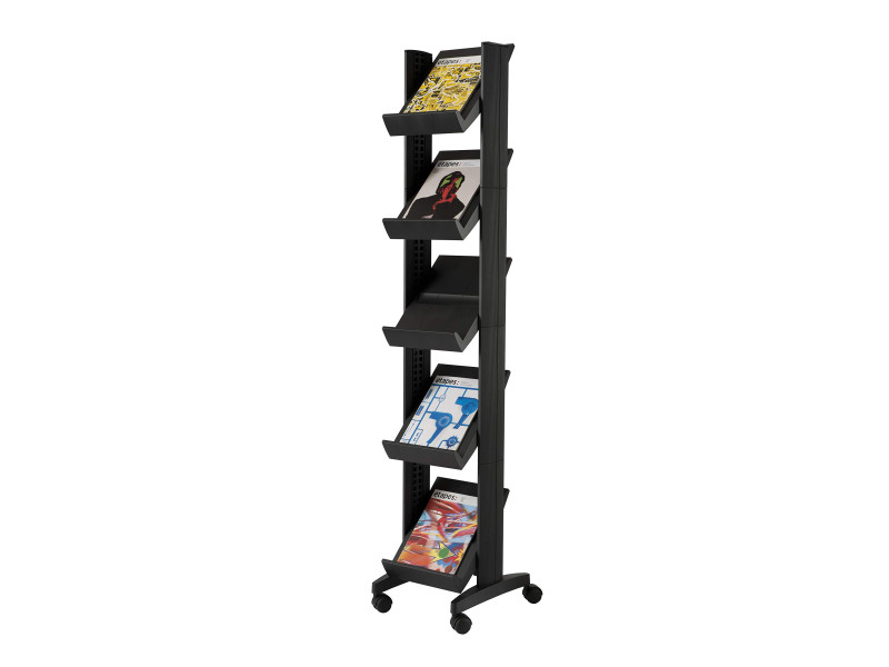 PAPERFLOW Porte-prospectus Corner easyDisplays, noir