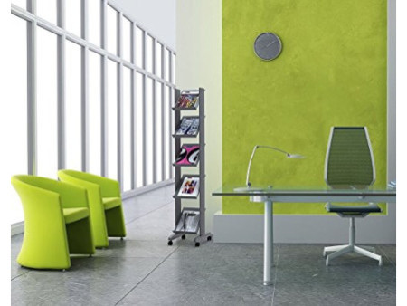 PAPERFLOW Porte-prospectus Corner easyDisplays, 5 étagères