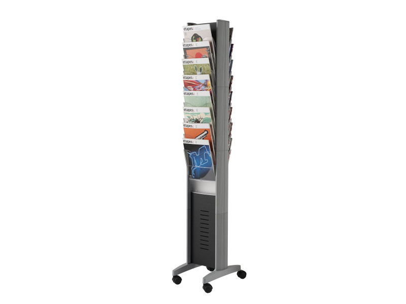 PAPERFLOW Porte-prospectus EPI easyDisplays, A4, 16 casiers