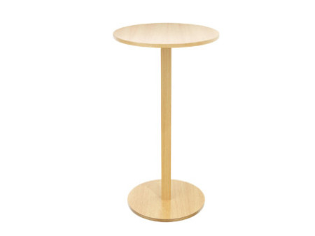 PAPERFLOW Table haute Woody, diam. 600 mm, hêtre/hêtre