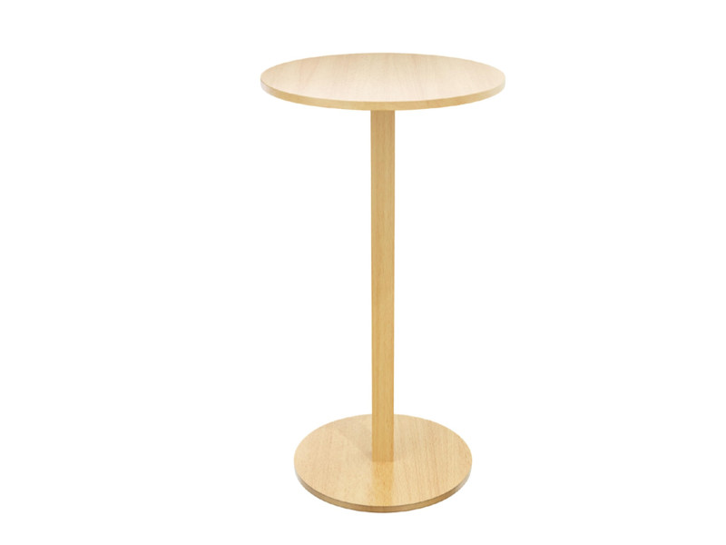 PAPERFLOW Table haute Woody, diam. 600 mm, hêtre/hêtre
