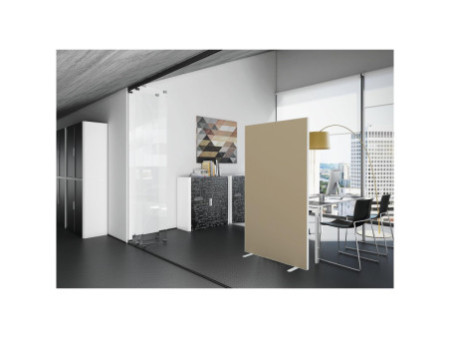 PAPERFLOW Cloison easyScreen, surface textile, sable
