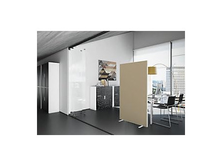PAPERFLOW Cloison easyScreen, surface textile, sable