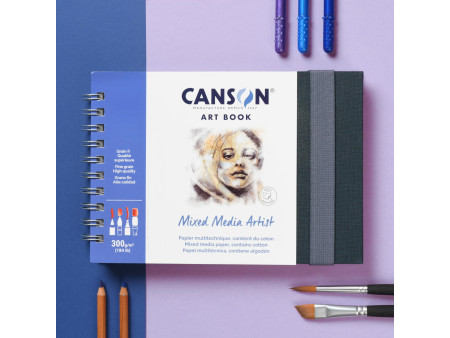 CANSON Carnet de croquis ART BOOK Mixed Média Artist, A5