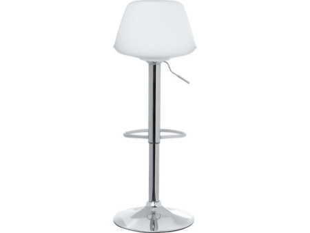 PAPERFLOW Chaise de bar 'BOBBA', ensemble de 2, blanc