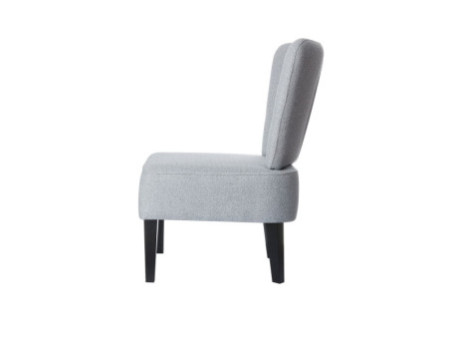 PAPERFLOW Fauteuil visiteur 'Brighton', gris / noir