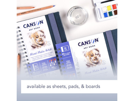 CANSON Carnet de croquis ART BOOK Mixed Média Artist, A4