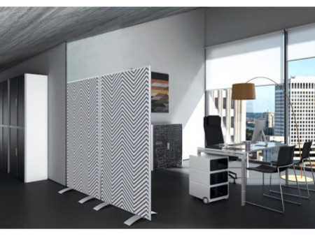 PAPERFLOW Caisson mobile 'easyBox', 4 tiroirs, blanc / noir