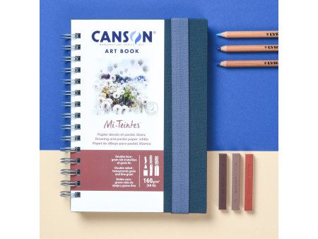CANSON Carnet de croquis ART BOOK Mi-Teintes, A5, blanc