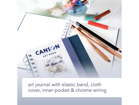 CANSON Carnet de croquis ART BOOK Mi-Teintes, A5, blanc