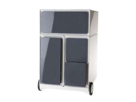 PAPERFLOW Caisson mobile 'easyBox', 1 tiroir, blanc / vert