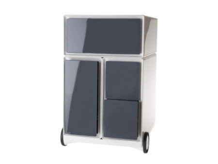 PAPERFLOW Caisson mobile 'easyBox', 1 tiroir, blanc / blanc