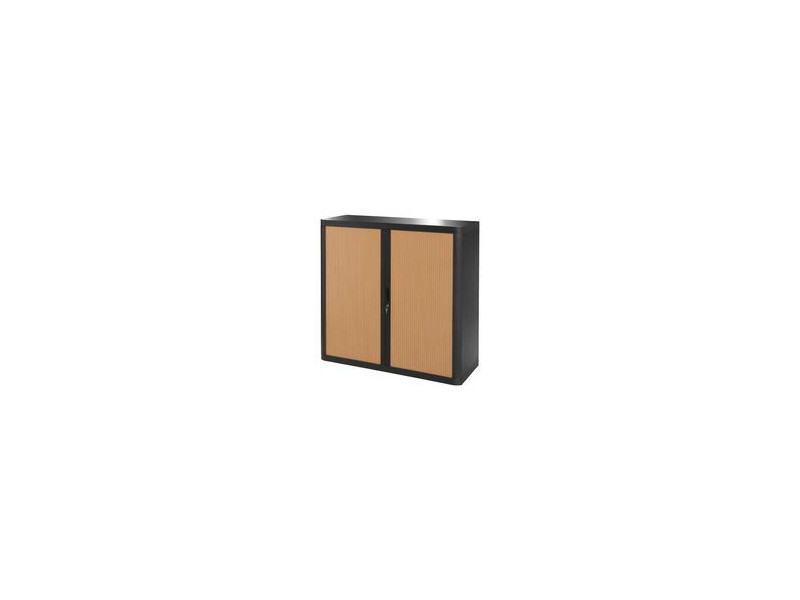 PAPERFLOW Armoire à rideau easyOffice, 2 étagères