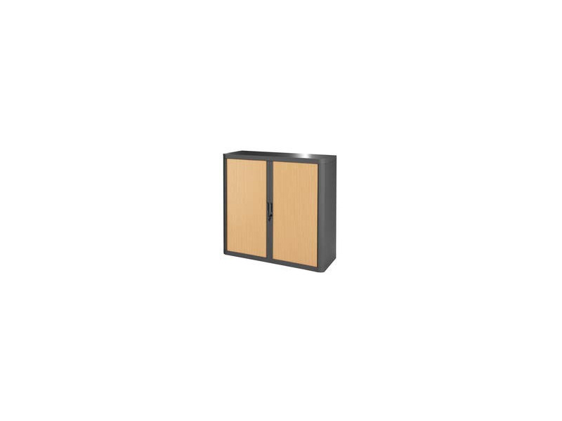 PAPERFLOW Armoire à rideau easyOffice, 2 étagères