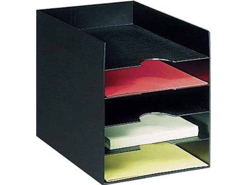 PAPERFLOW Station de tri Formularbox, 5 compartiments, noir