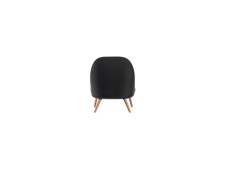 PAPERFLOW Fauteuil visiteur COCOON, noir