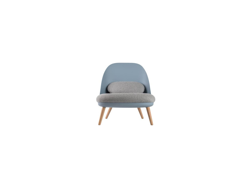 PAPERFLOW Fauteuil visiteur COCOON, gris