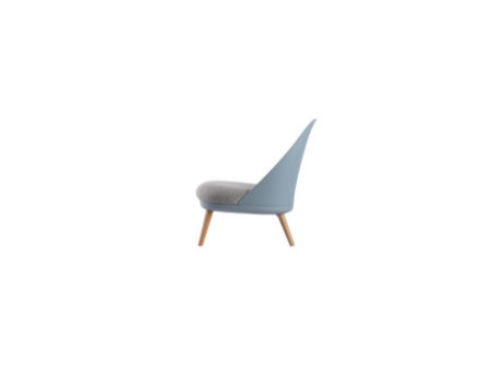 PAPERFLOW Fauteuil visiteur COCOON, gris