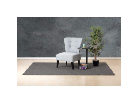 PAPERFLOW Tapis décoratif DOLCE, 1600 x 2300 mm, gris foncé