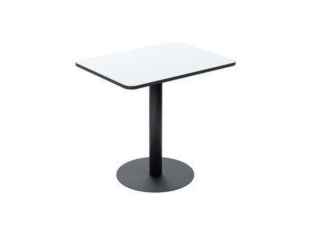 PAPERFLOW Table de bistrot Mezzo, diamètre: 800 mm, blanc