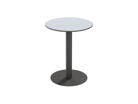 PAPERFLOW Table de jardin CROSS, (L)600 x (P)600 mm, gris