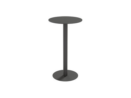 PAPERFLOW Table haute jardin CROSS, (L)600 x (P)600 mm, noir