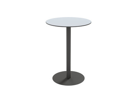 PAPERFLOW Table haute jardin CROSS, (L)600 x (P)600 mm, noir