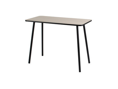 PAPERFLOW Bureau HOPM1, (L)1.000 mm, noir/blanc