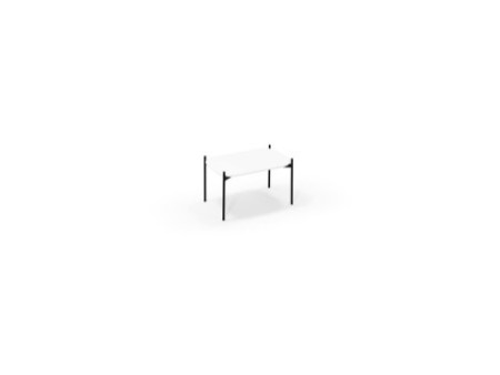 PAPERFLOW Table d'appoint MEET, (L)750 x (P)500 mm, blanc