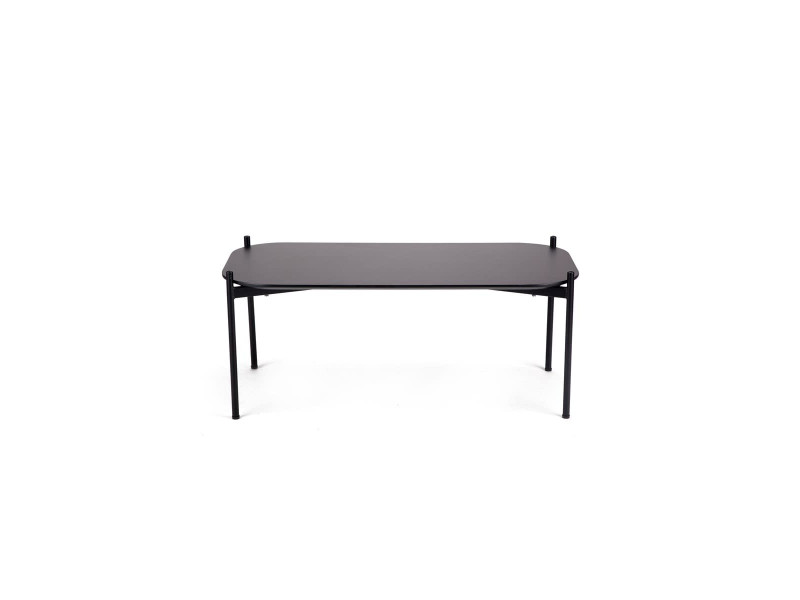 PAPERFLOW Table d'appoint MEET, (L)1.000 x (P)500 mm, noir