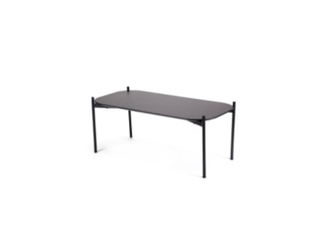 PAPERFLOW Table d'appoint MEET, (L)1.000 x (P)500 mm, noir