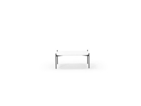 PAPERFLOW Table d'appoint MEET, (L)1.000 x (P)500 mm, blanc