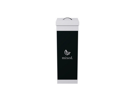 PAPERFLOW Collecteur pour tri sélectif, piles, blanc