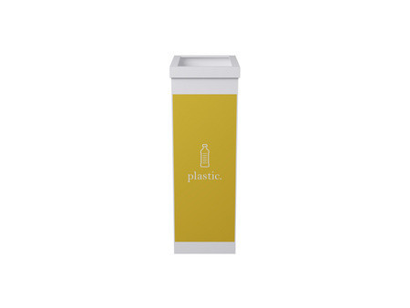 PAPERFLOW Collecteur pour tri sélectif, piles, blanc