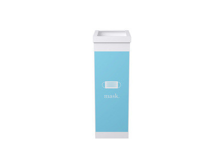 PAPERFLOW Collecteur pour tri sélectif, cartouches, blanc