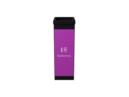 PAPERFLOW Collecteur pour tri sélectif, verre, noir