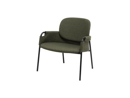 PAPERFLOW Fauteuil visiteur CLOTH, anthracite